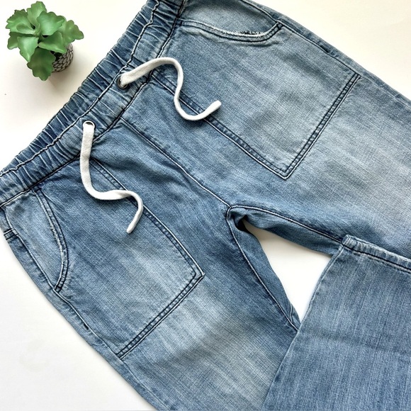 One Teaspoon Shabbies Drawstring Boyfriend Jeans Parachute Dropped Crotch Size M - Picture 2 of 15